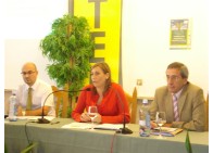 Isabel María Aguilera Gamero, durante su ponencia sobre 