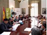 Felipe López preside la reunión con los diputados y responsables de área de la Diputación Provincial