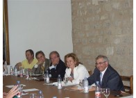 Patronos de la Fundación durante la reunión