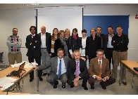 Instantánea de los miembros de RADEUT con los responsables de Aclima