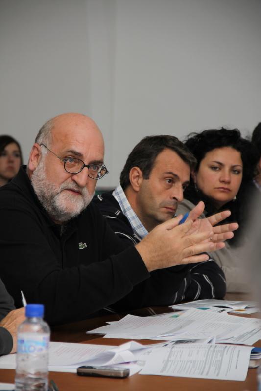 Intervención de  Sebastián Lozano Mudarra durante la reunión