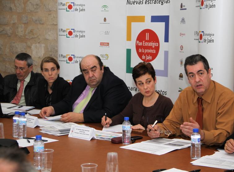 Antonio Martín, I. Herrador, Luis C. García, Mª C. Pérez y J. Mª Peñuela