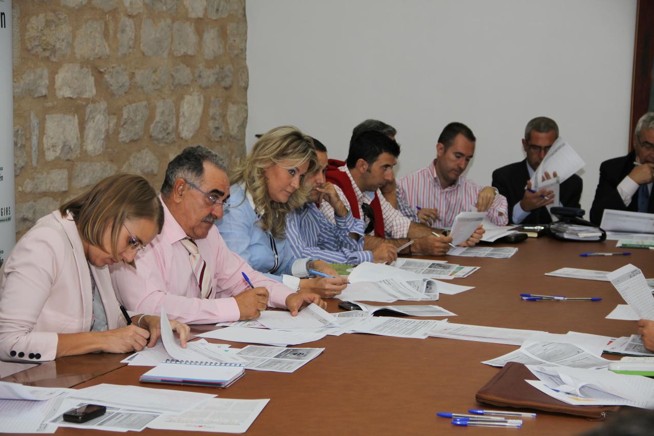 Miembros de la Comisión de Estrategia 6 durante la reunión