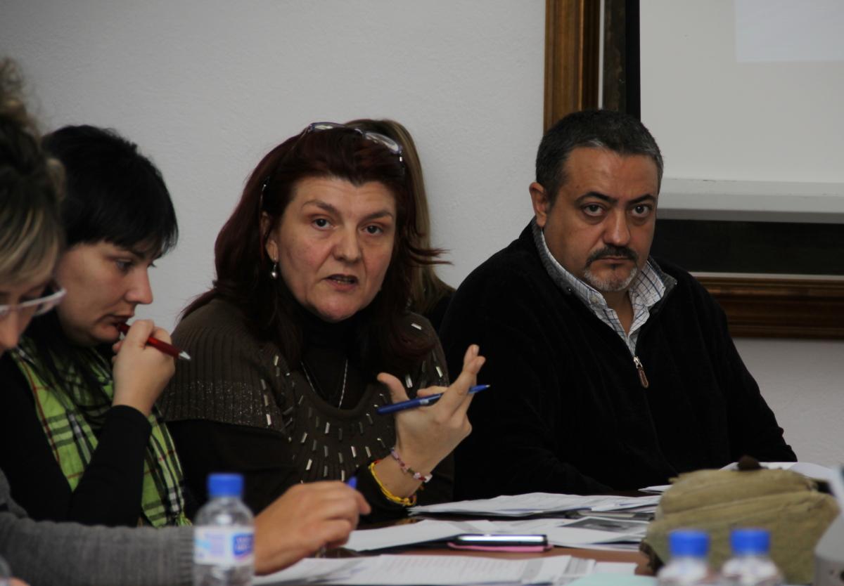 Intervención de Isabel Mateos Valero durante la reunión