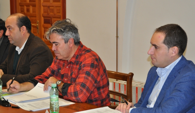 Iván Raúl Cruz (ADR Cazorla), Ramón Gallego (ADR Sierra de Segura) y José Latorre (ADR La Campiña)