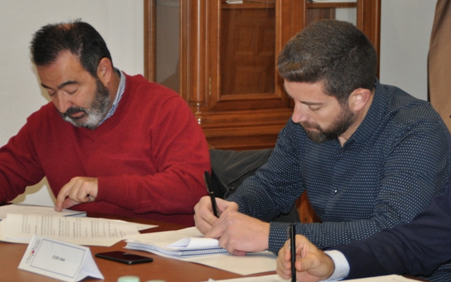 Antonio García (UGT) y Francisco Cantero (CCOO)
