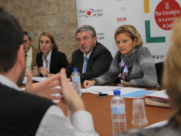 Antonio Martín, I. Herrador, Leonardo Cruz y Ana Cobo