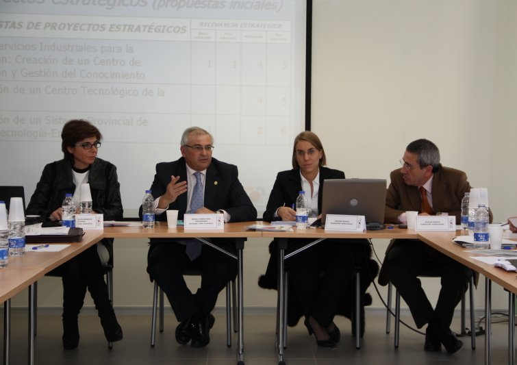 Isabel Miralles, Manuel Parras, I. Herrador y Antonio Martín