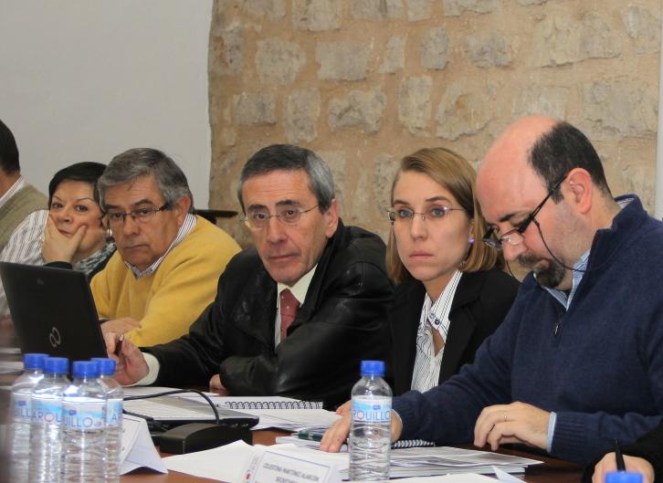 Mª J. Martín, José Melero, Antonio Martín, I. Herrador y Manuel Salazar