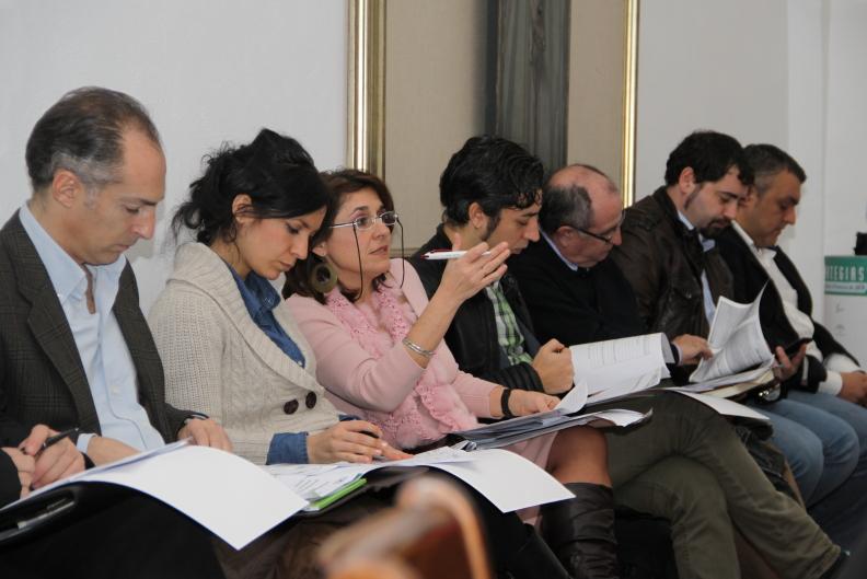 Intervención de Antonia Mercado Mercado durante la reunión