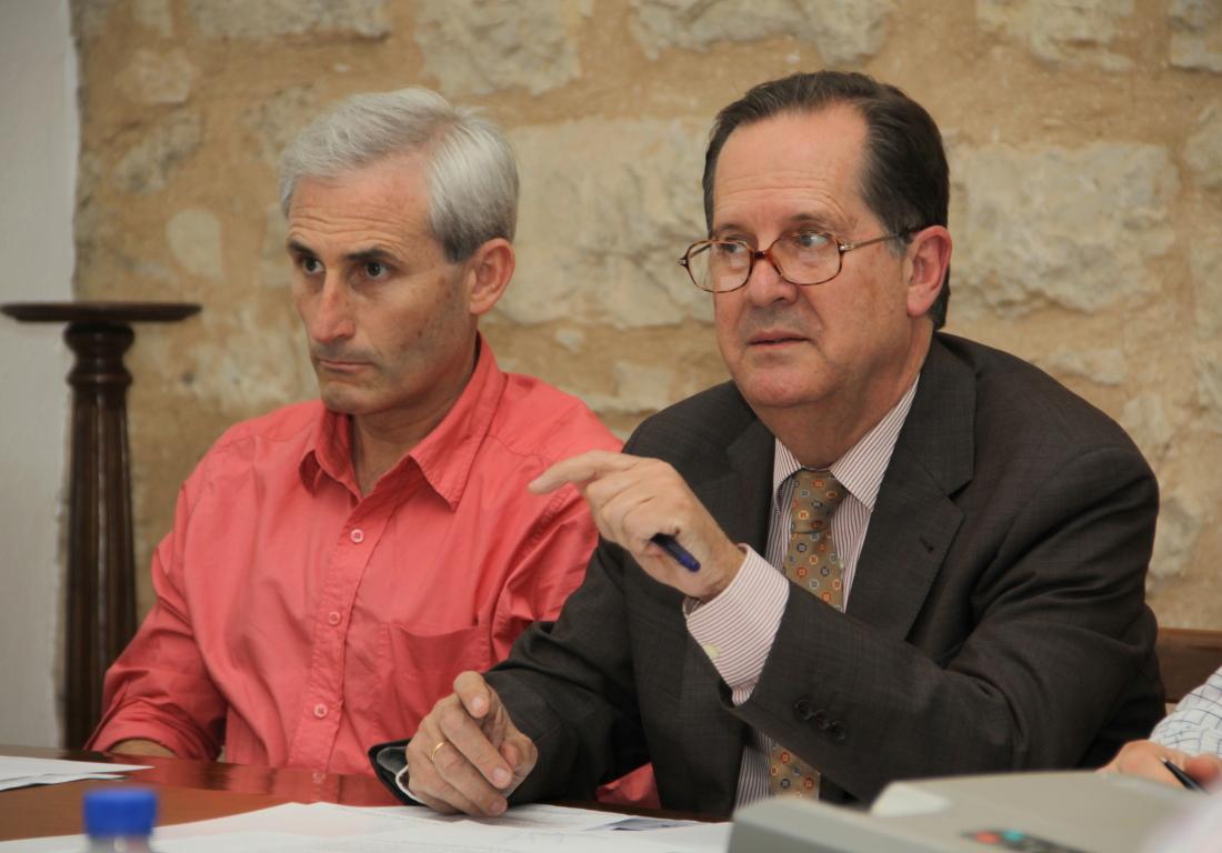 Intervención de Luis Montiel Tapia durante la reunión