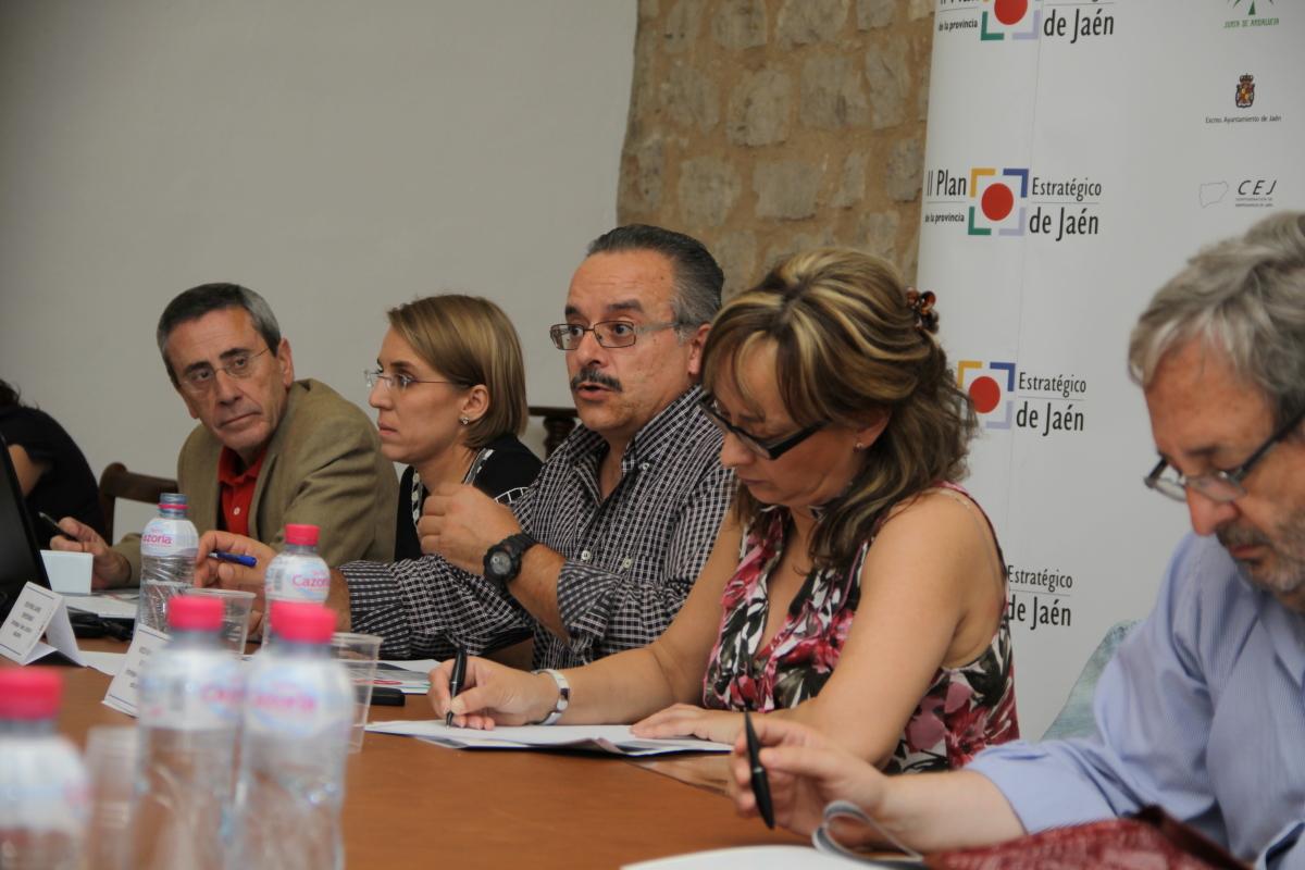 Intervención de José Moral Jaenes durante la reunión