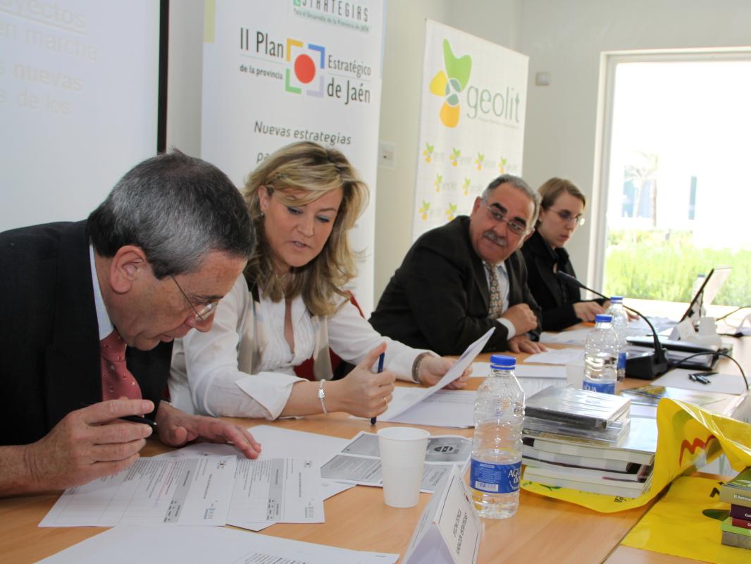 Antonio Martín, Cristina de Toro, Roque Lara e Inmaculada Herrador