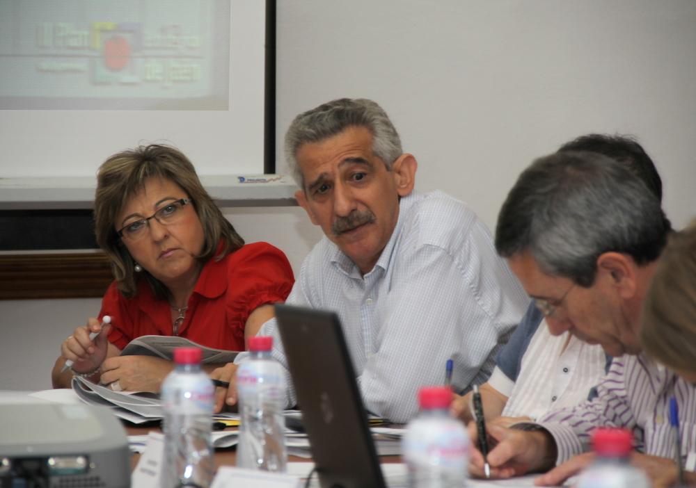 Francisca Alba, José Luis Arévalo y Antonio Martín Mesa