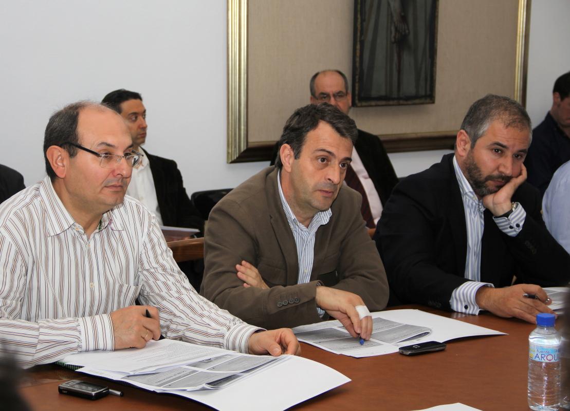 José Luis Valentín Martos, Vicente Ruiz Raya y José Antonio La Cal