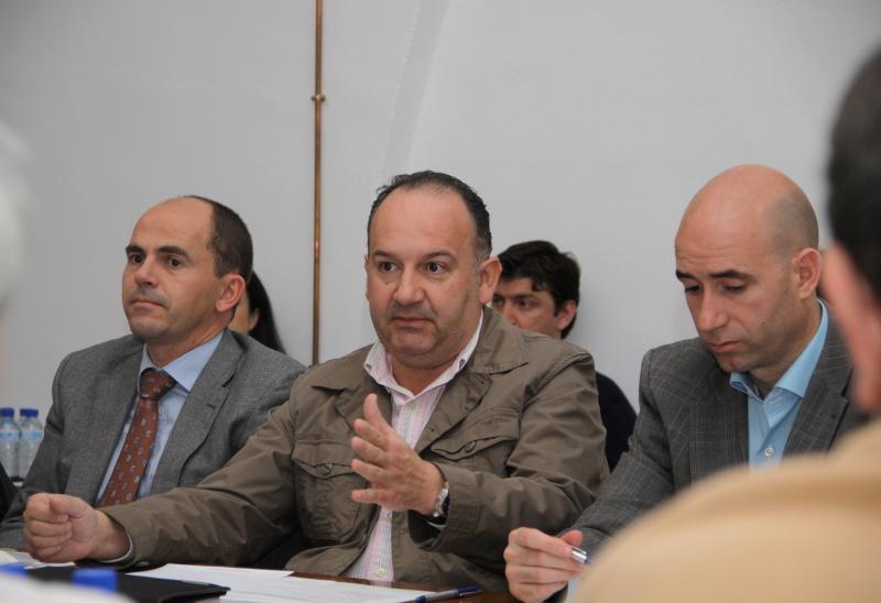 Intervención de Pedro Pérez Higueras durante la reunión