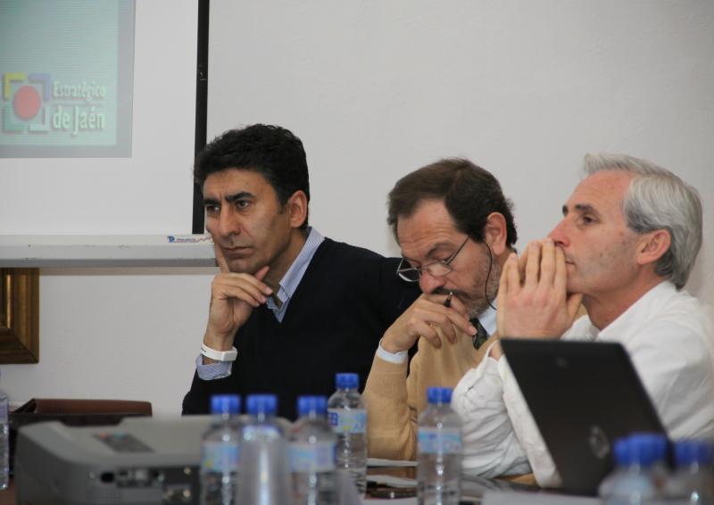 Manuel Vera, Juan Manuel García Estepa y Daniel Teba