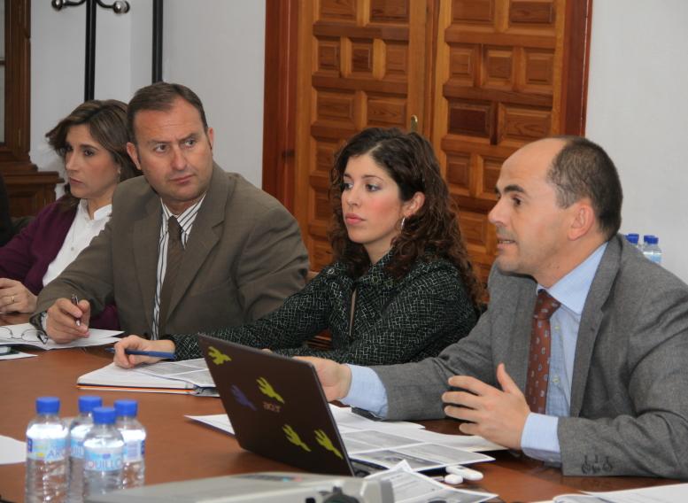 Intervención de Jesús Muñoz Jiménez durante la reunión