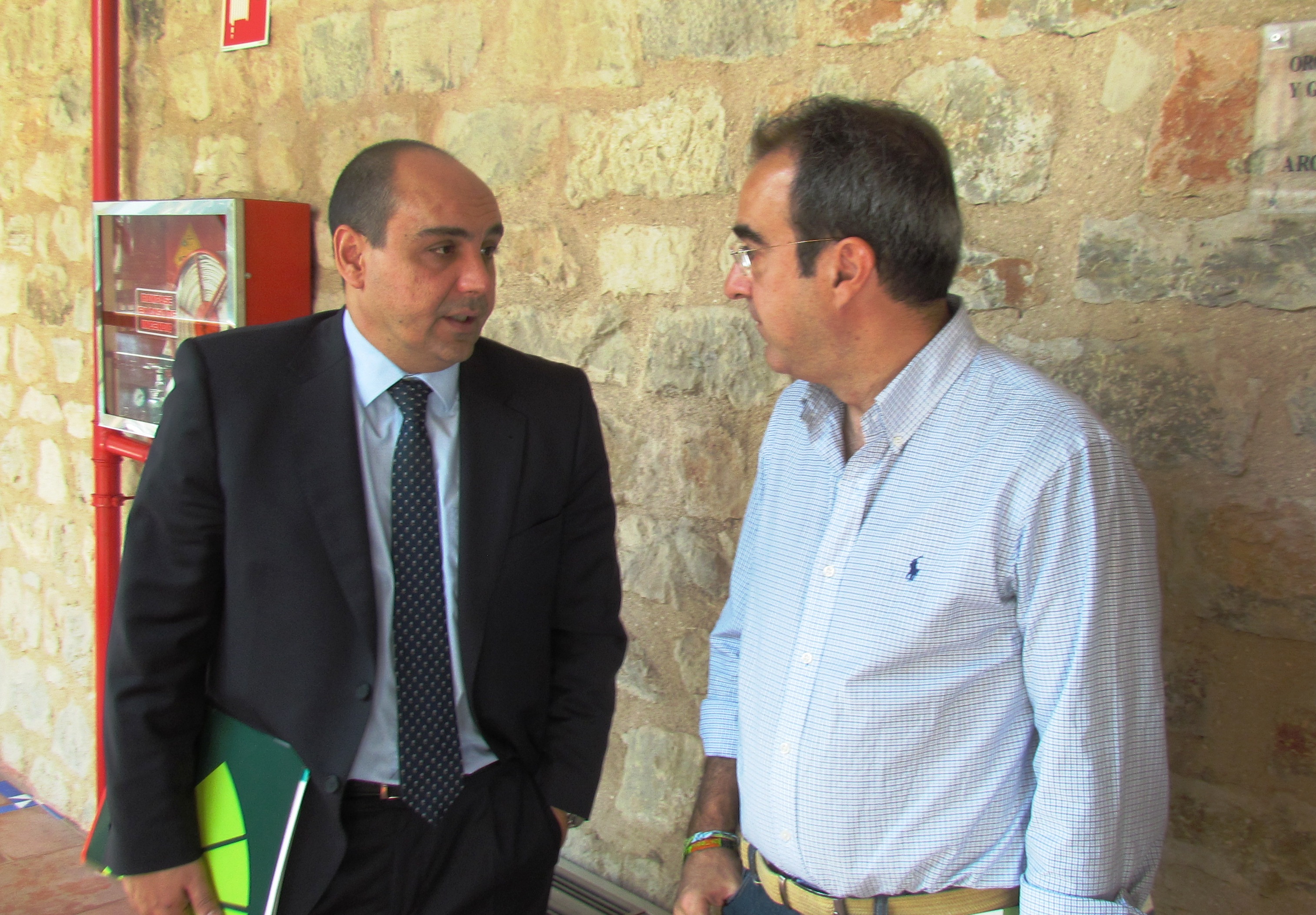 Santiago Cárdenas (Unicaja) y Alberto Oya (Geolit)