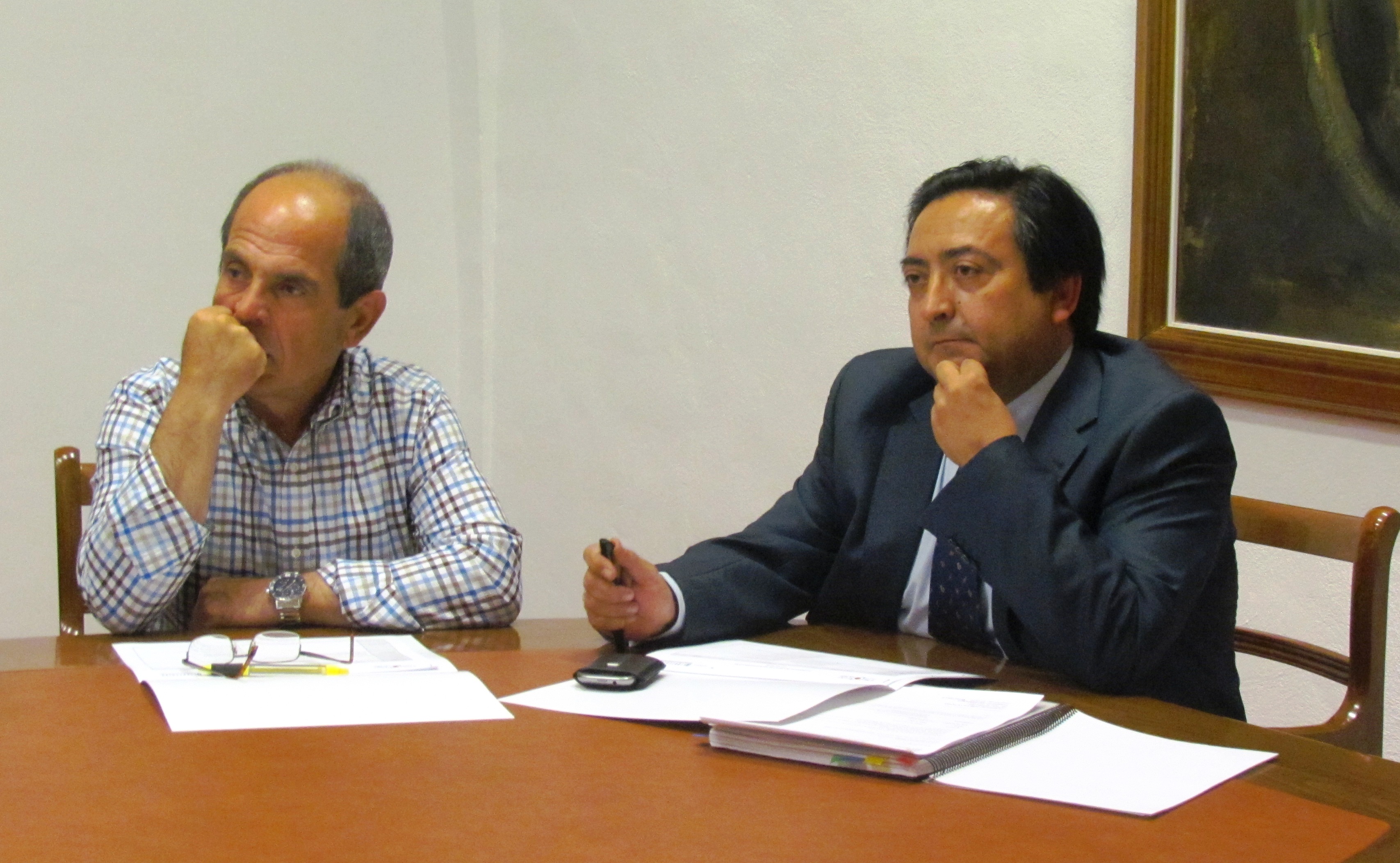 José Sánchez (SECOT-Jaén) y José Calle (CajaSur)