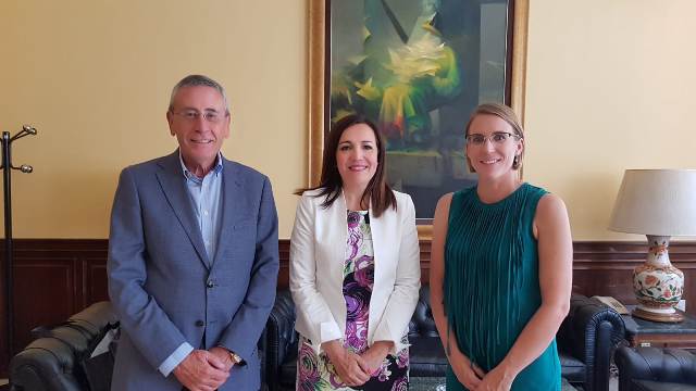 Con la subdelegada del Gobierno en Jaén