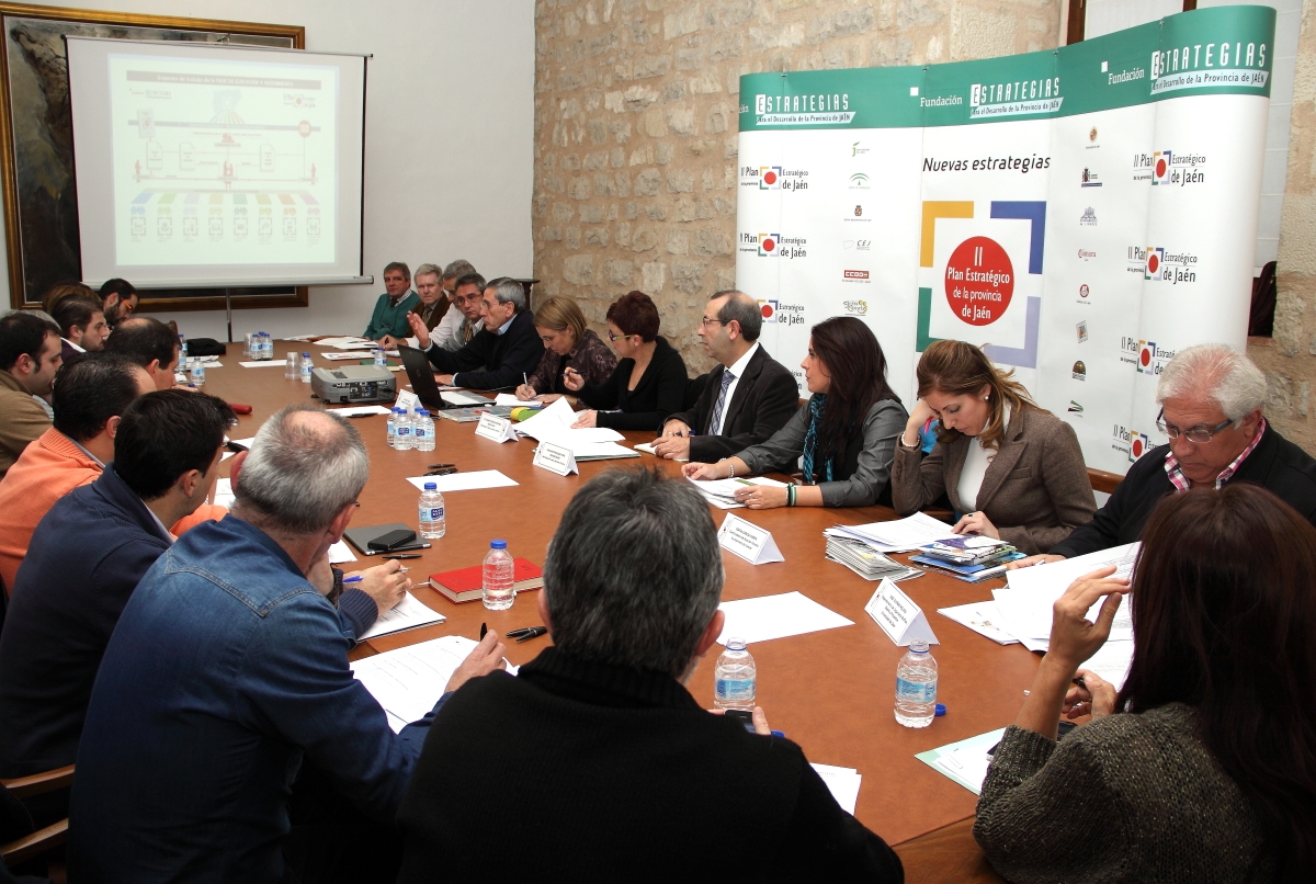 Intervención de Antonio Martín Mesa durante la reunión