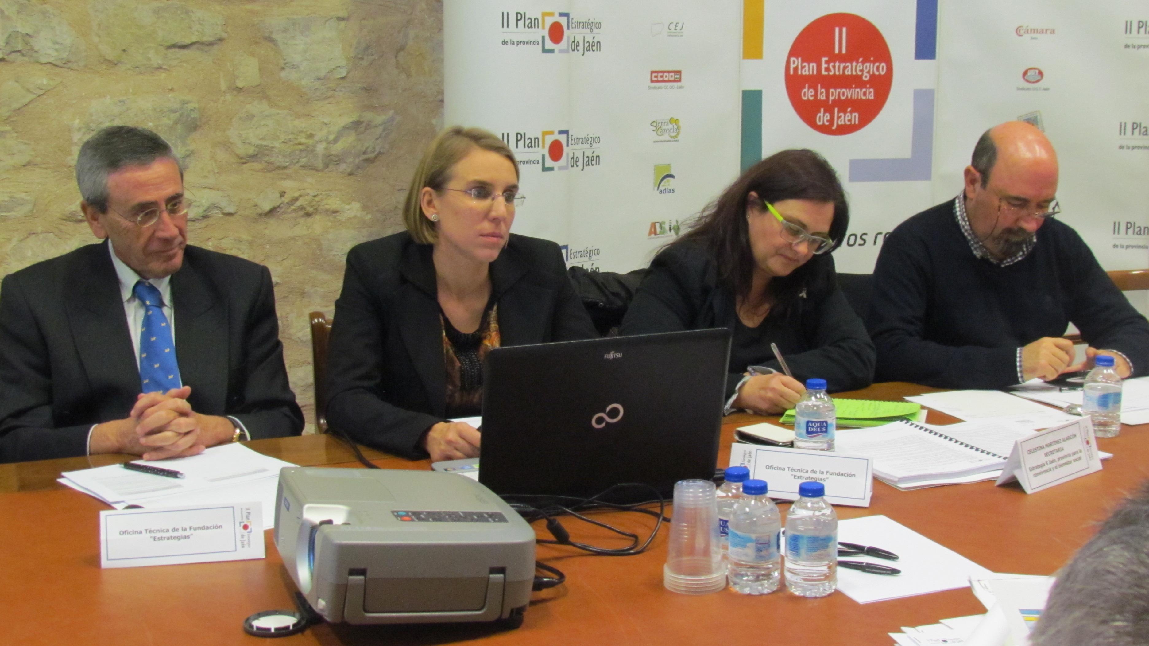 Antonio Martín Mesa, Inmaculada Herrador, Celestina Martínez Alarcón y Manuel Salazar Vela