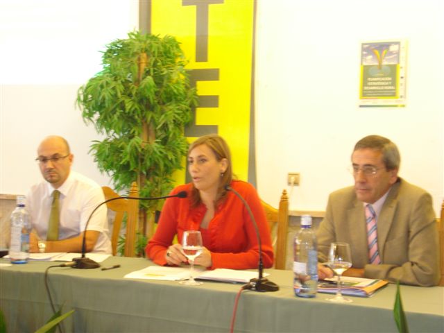 Isabel María Aguilera Gamero, durante su ponencia sobre 