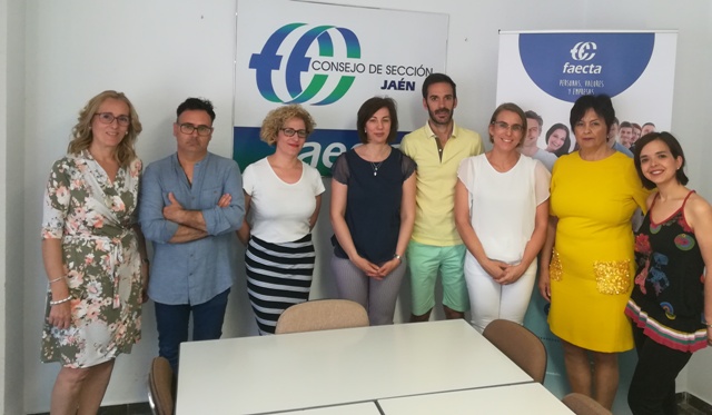 Con la Junta Directiva de la Federación Andaluza de Empresas Cooperativas de Trabajo (FAECTA)
