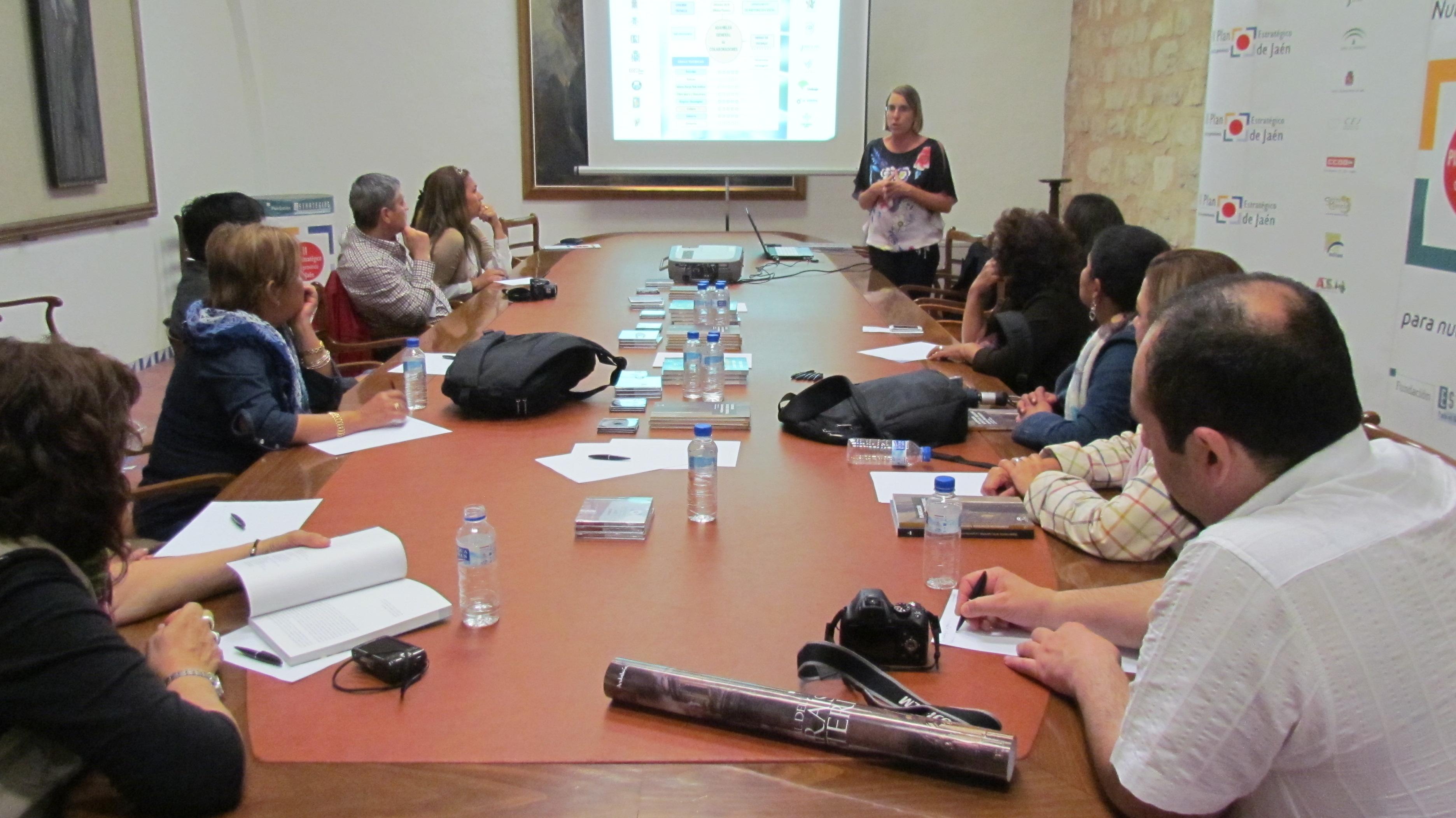 Intervención de Inmaculada Herrador para explicar el proceso de planificación estratégica provincial
