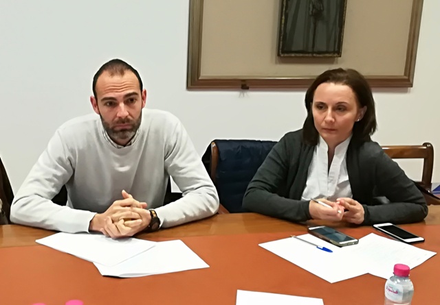 J. Montero (Conf. Hidrog. Guadalquivir) y S. Bermúdez (Diputación)