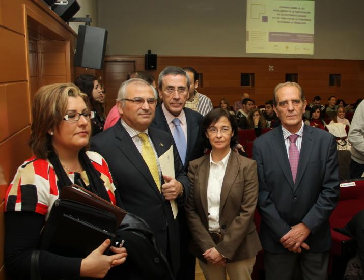 Momento antes de la inauguración