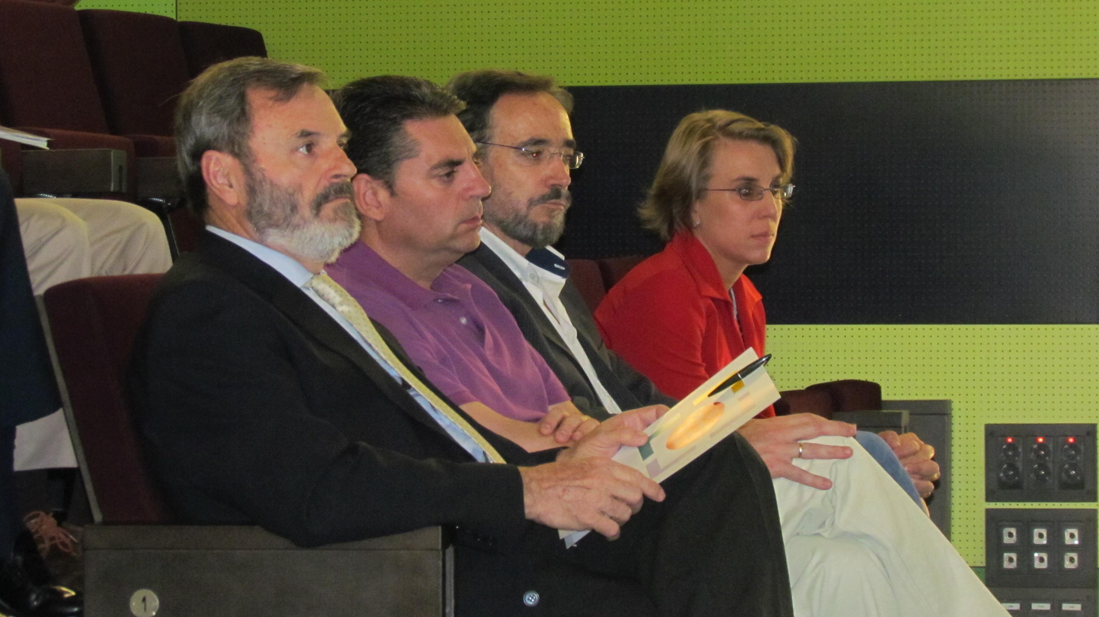 Juan Bautista Lillo, Ángel Vera Sandoval, Felipe López e Inmaculada Herrador Lindes