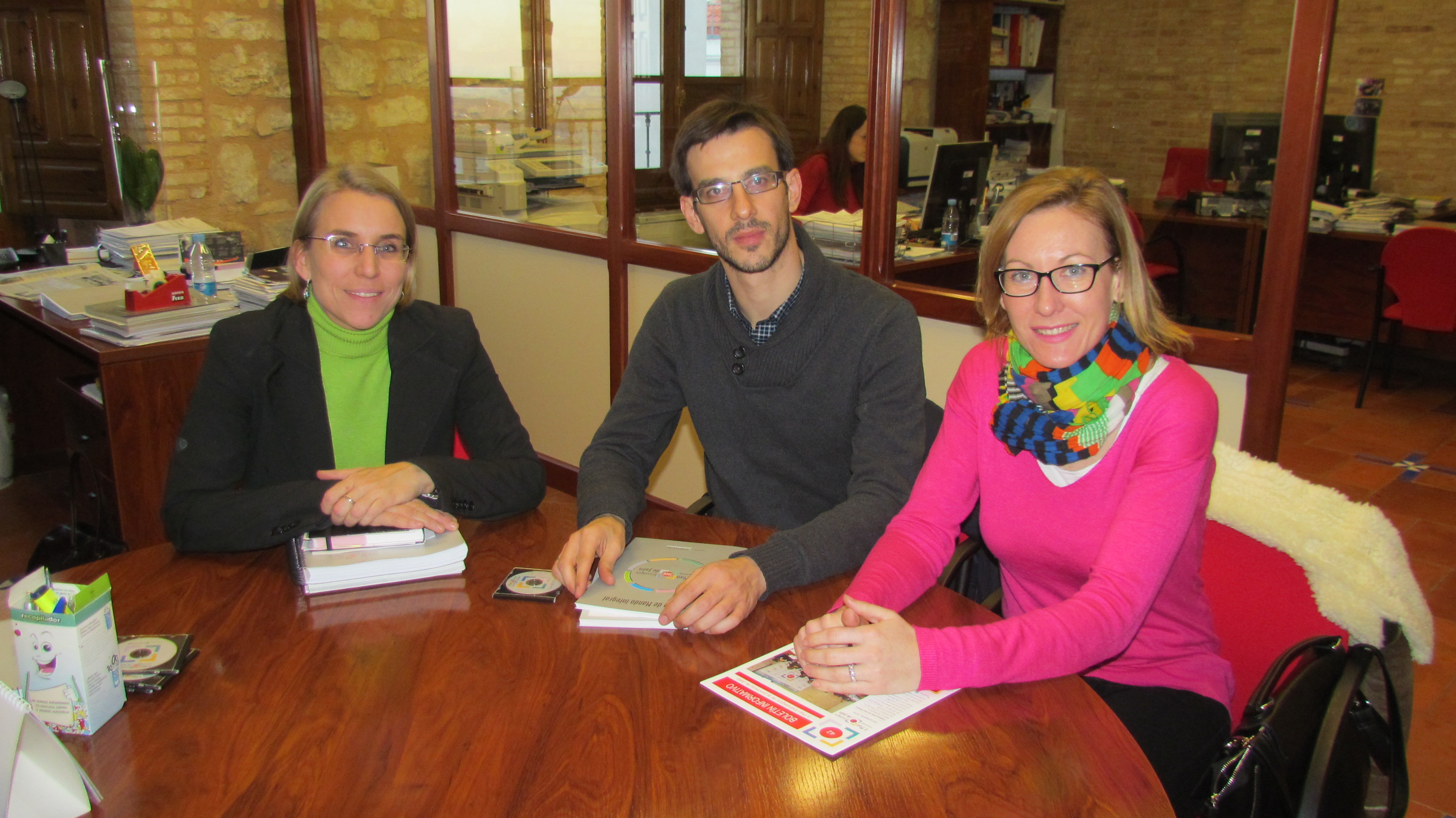 Con los responsables de Hermes Comunicación y Orgullosos de Jaén