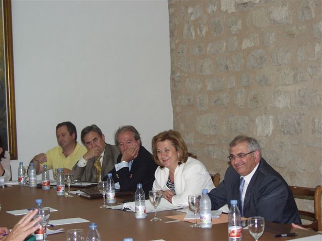 Patronos de la Fundación durante la reunión