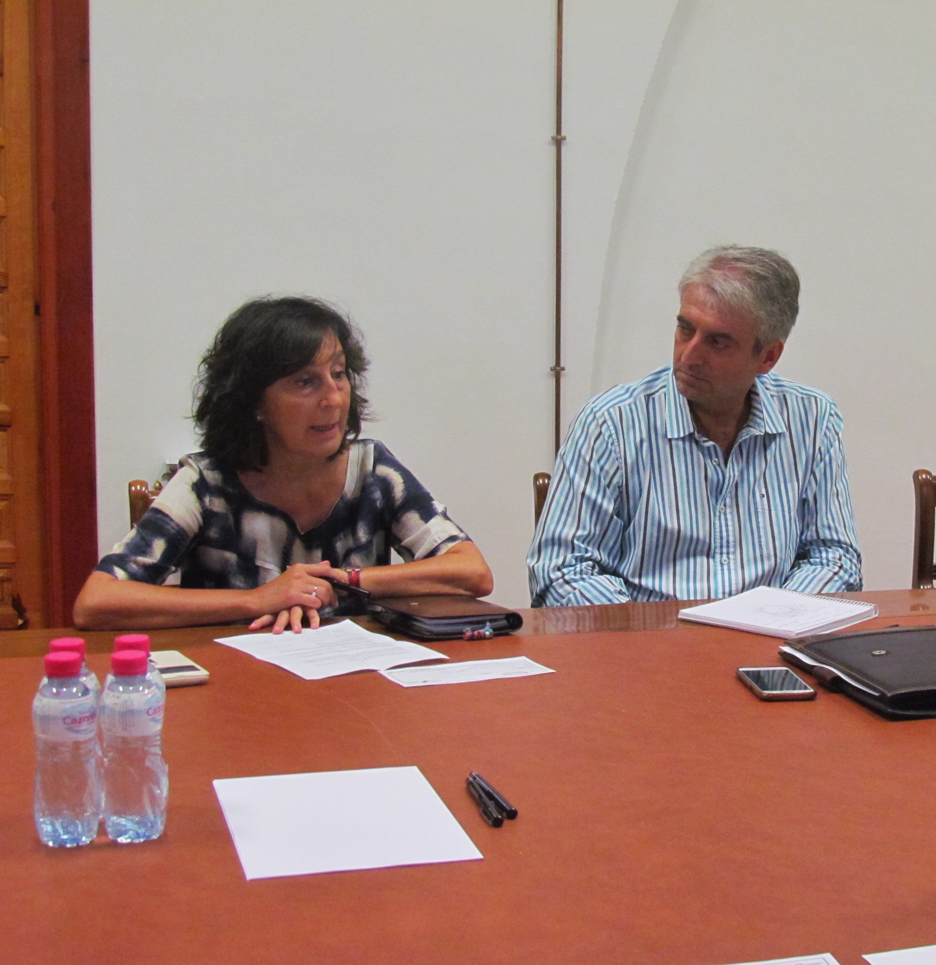 Susana León (CADE) y Francisco Javier García (Agencia IDEA)