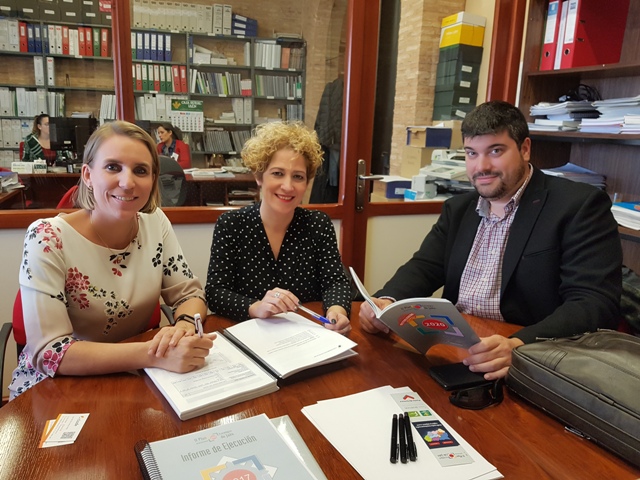 Con responsables de la consultoría Cinde