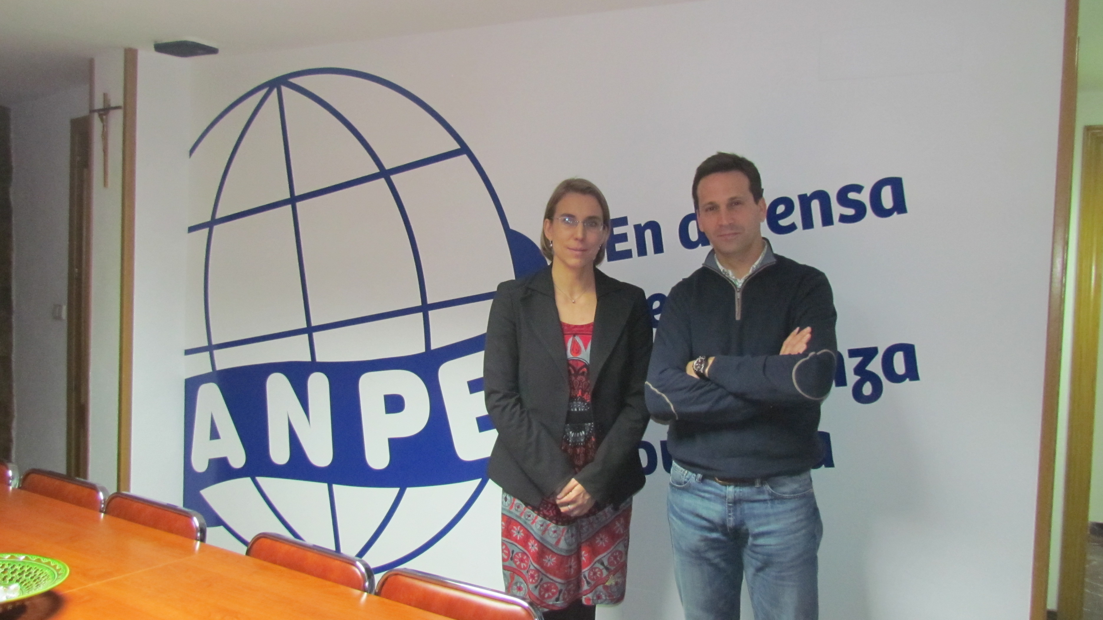 Con el presidente del Sindicato Independiente ANPE-Jaén