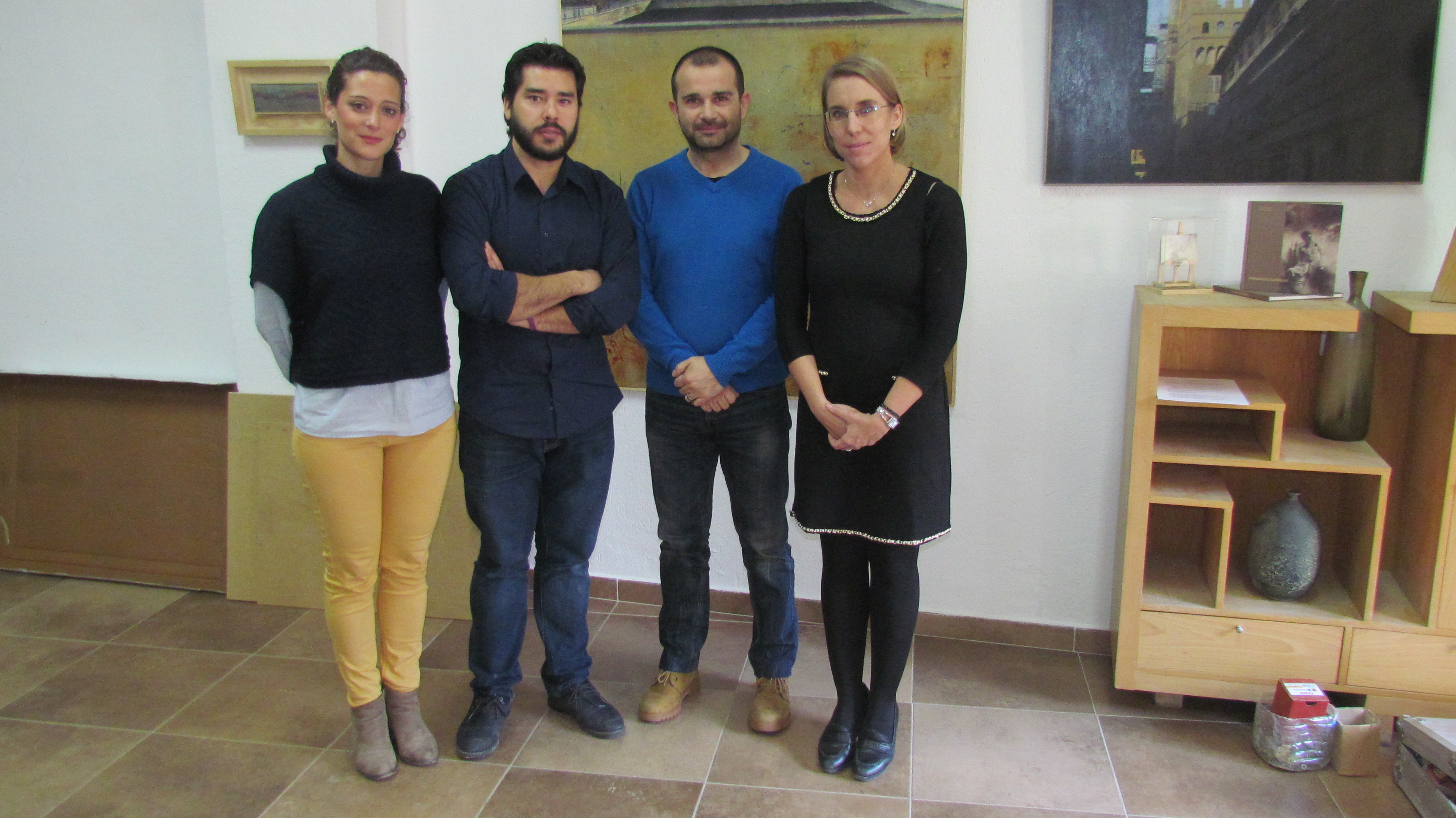 Con miembros de la Asociación Cultural Círculo Ánimas de Jaén