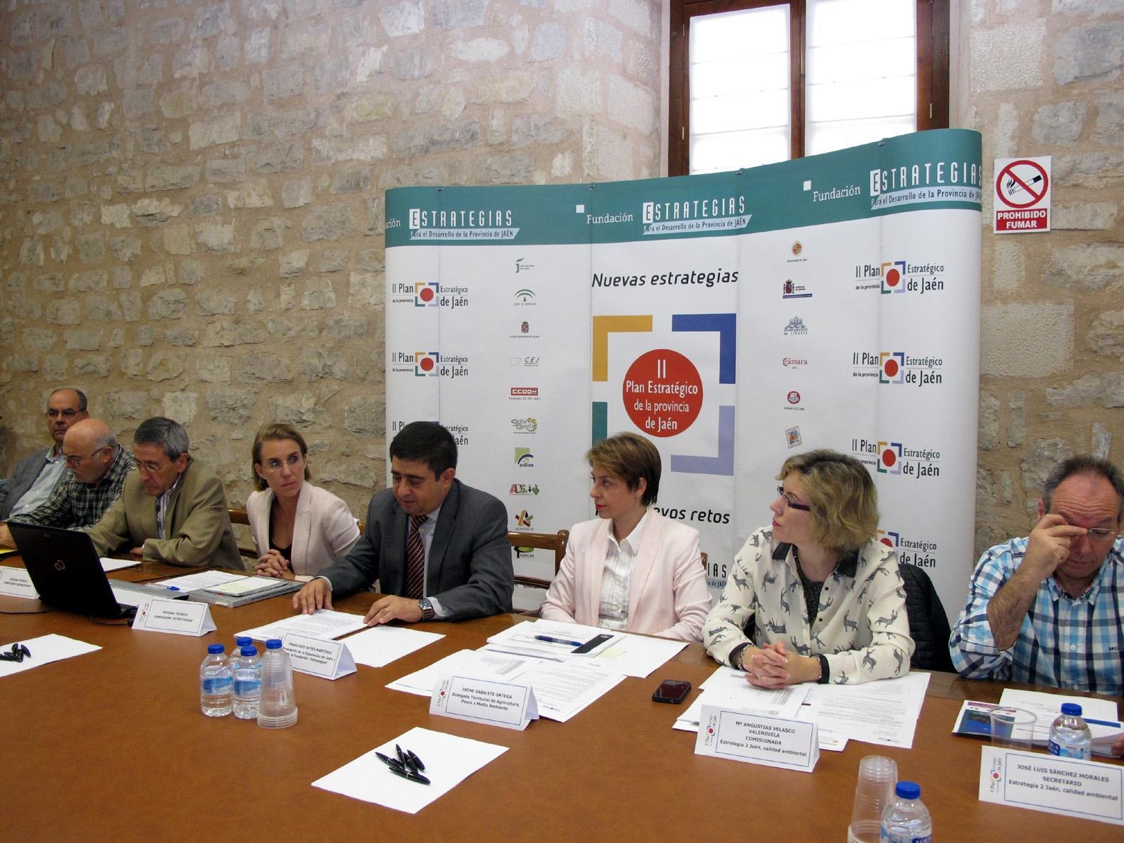 Antonio Martín Mesa, Inmaculada Herrador, Francisco Reyes, Irene Sabalete, Mª Angustias Velasco y José Luis Sánchez