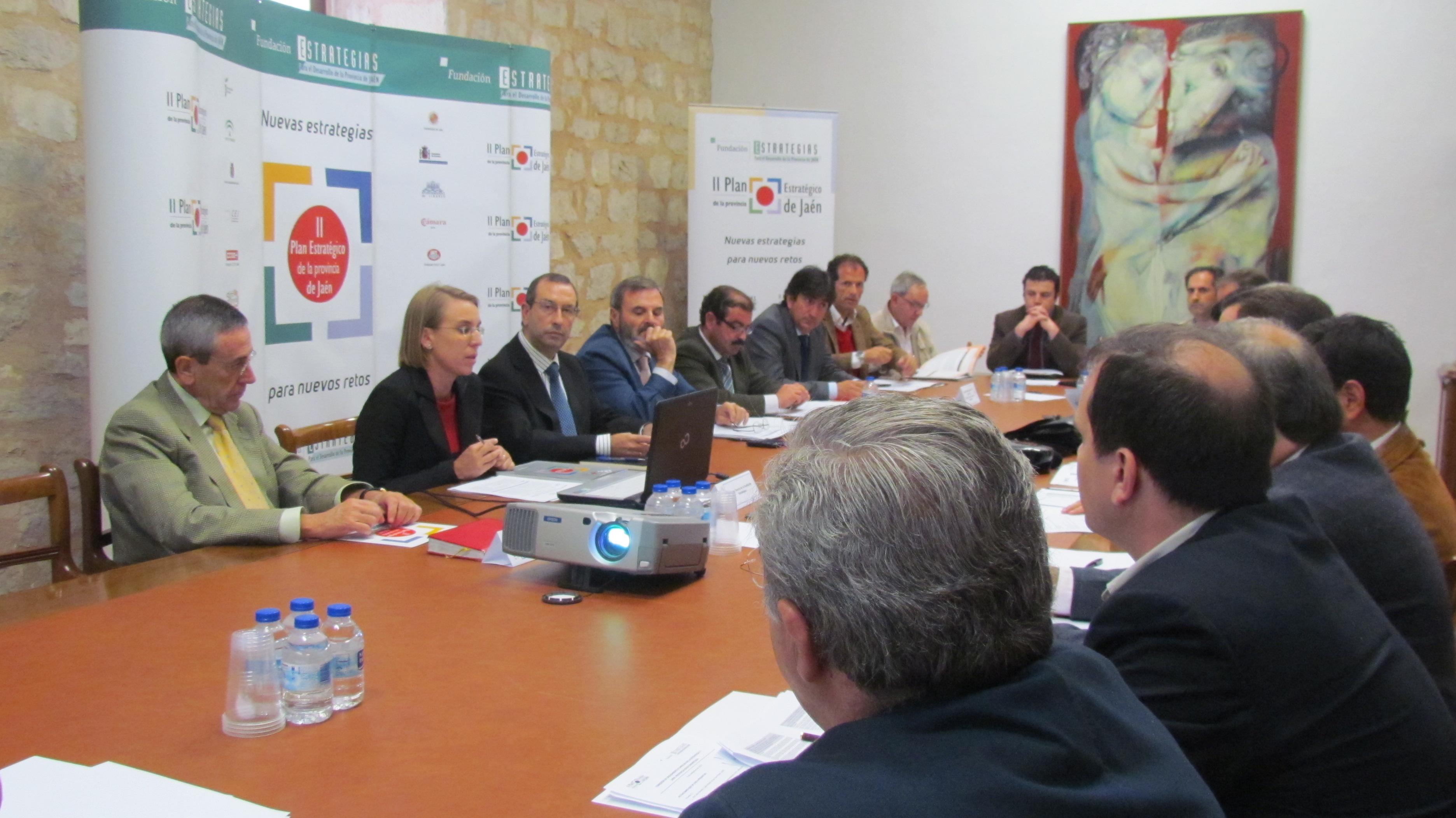 Intervención de Inmaculada Herrador durante la reunión