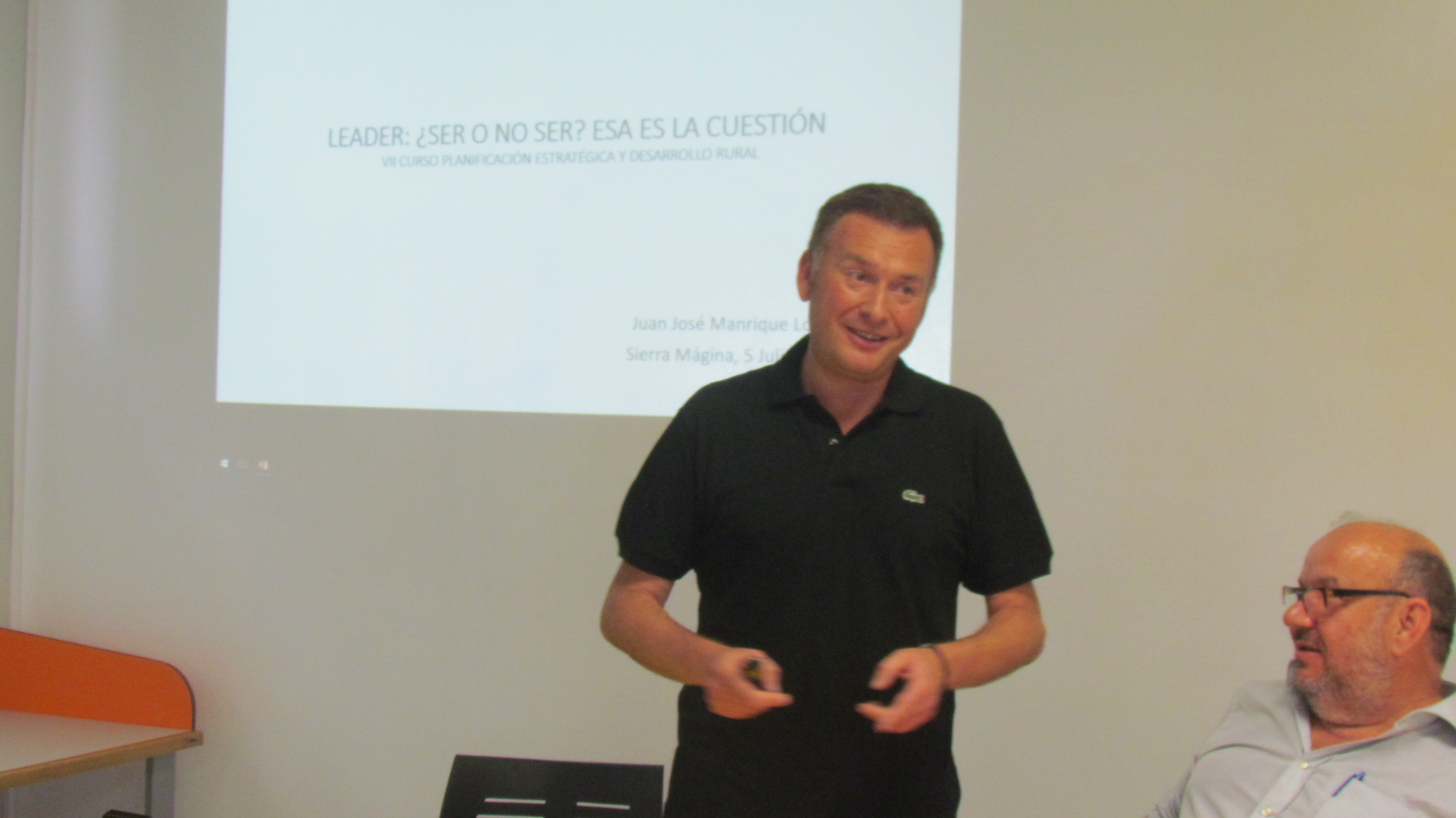 Intervención de Juan José Manrique, gerente GDR de la comarca de Guadix