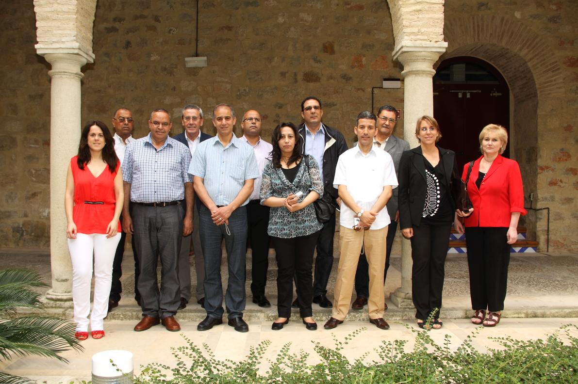 Grupo de técnicos marroquíes y personal de la Oficina Técnica