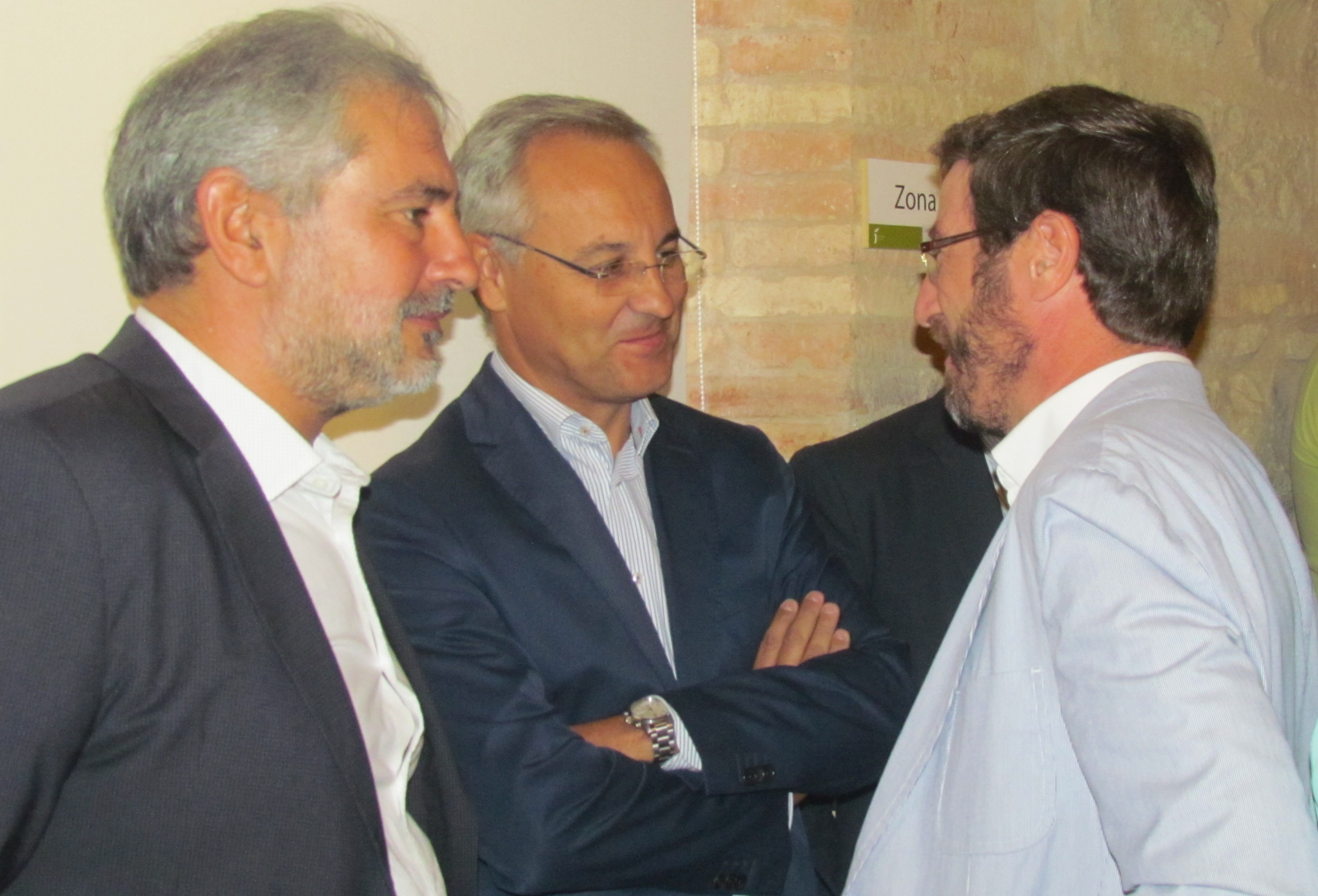 Sergio Berrios, Juan Ramón Lanzas y Miguel Contreras