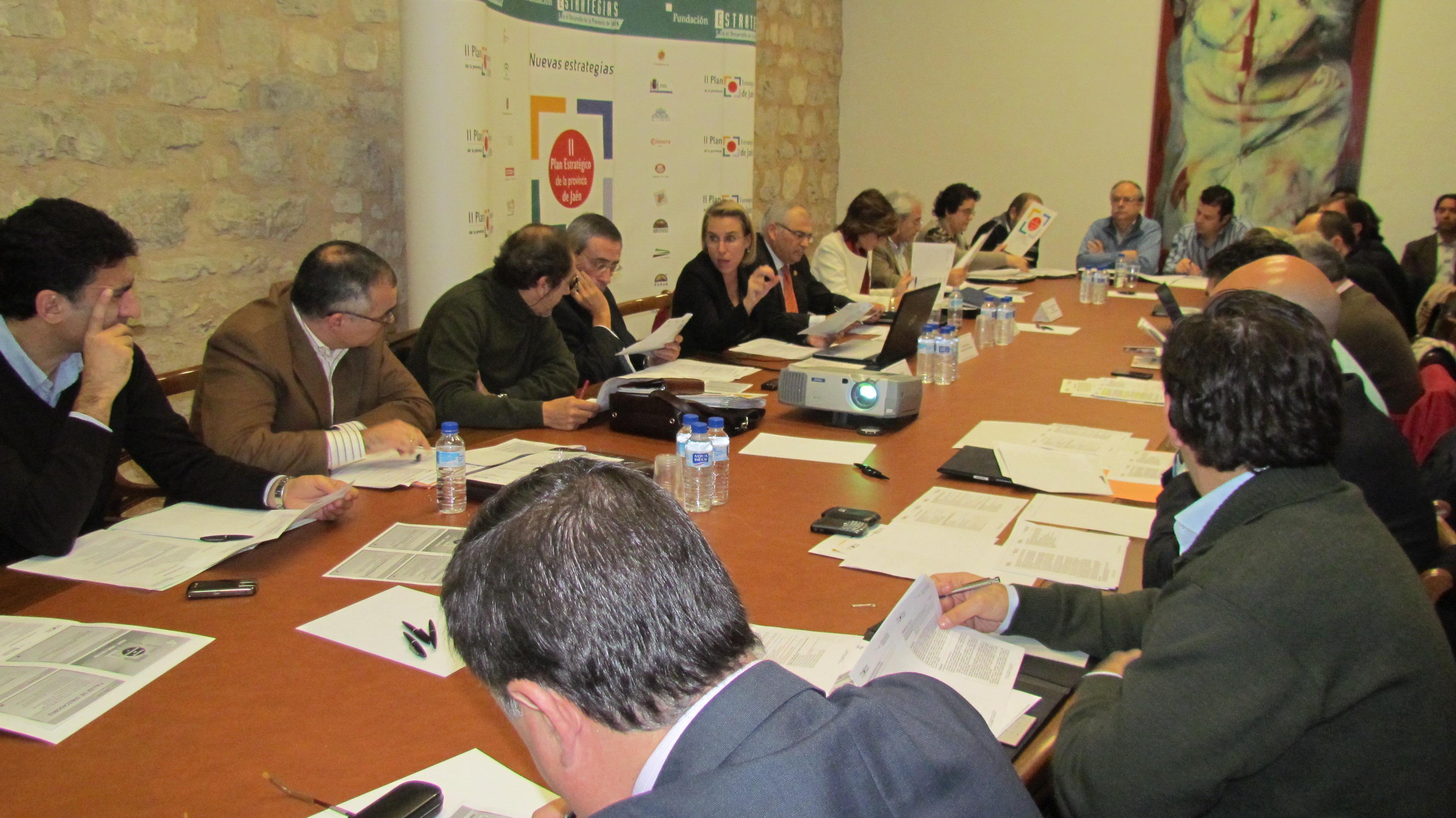 Intervención de Inmaculada Herrador durante la reunión