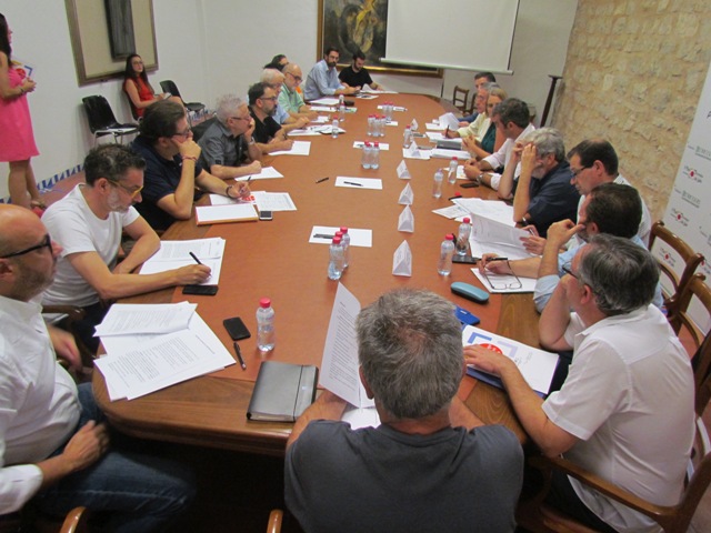 Miembros de la Comisión Ejecutiva Promotora del Foro por la Cultura de la provincia de Jaén