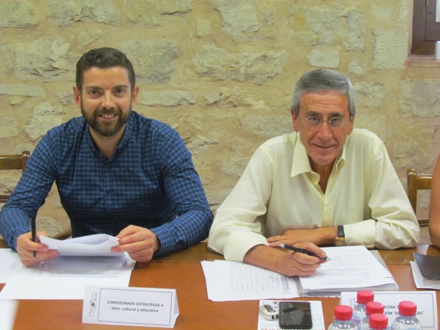 Francisco Cantero (CCOO-Jaén) y Antonio Martín Mesa (Fundación 