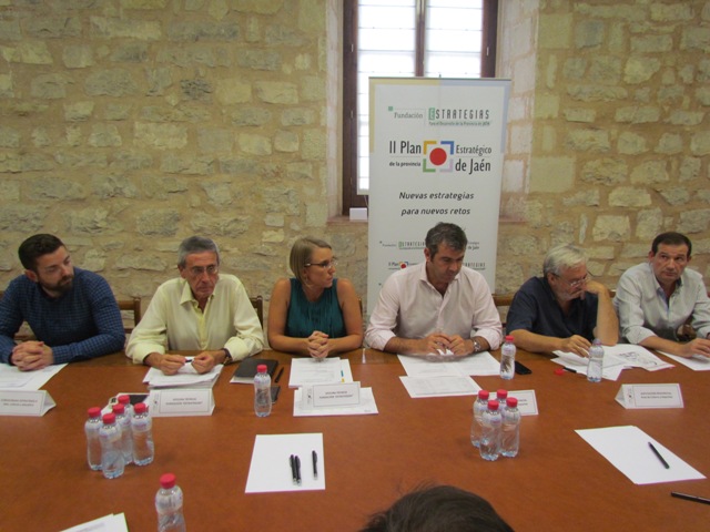 Miembros de la Comisión Ejecutiva Promotora del Foro por la Cultura de la provincia de Jaén