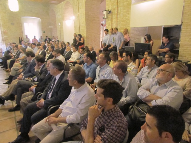 Asistentes al acto de presentación del portal Indicadores de desarrollo de la provincia de Jaén