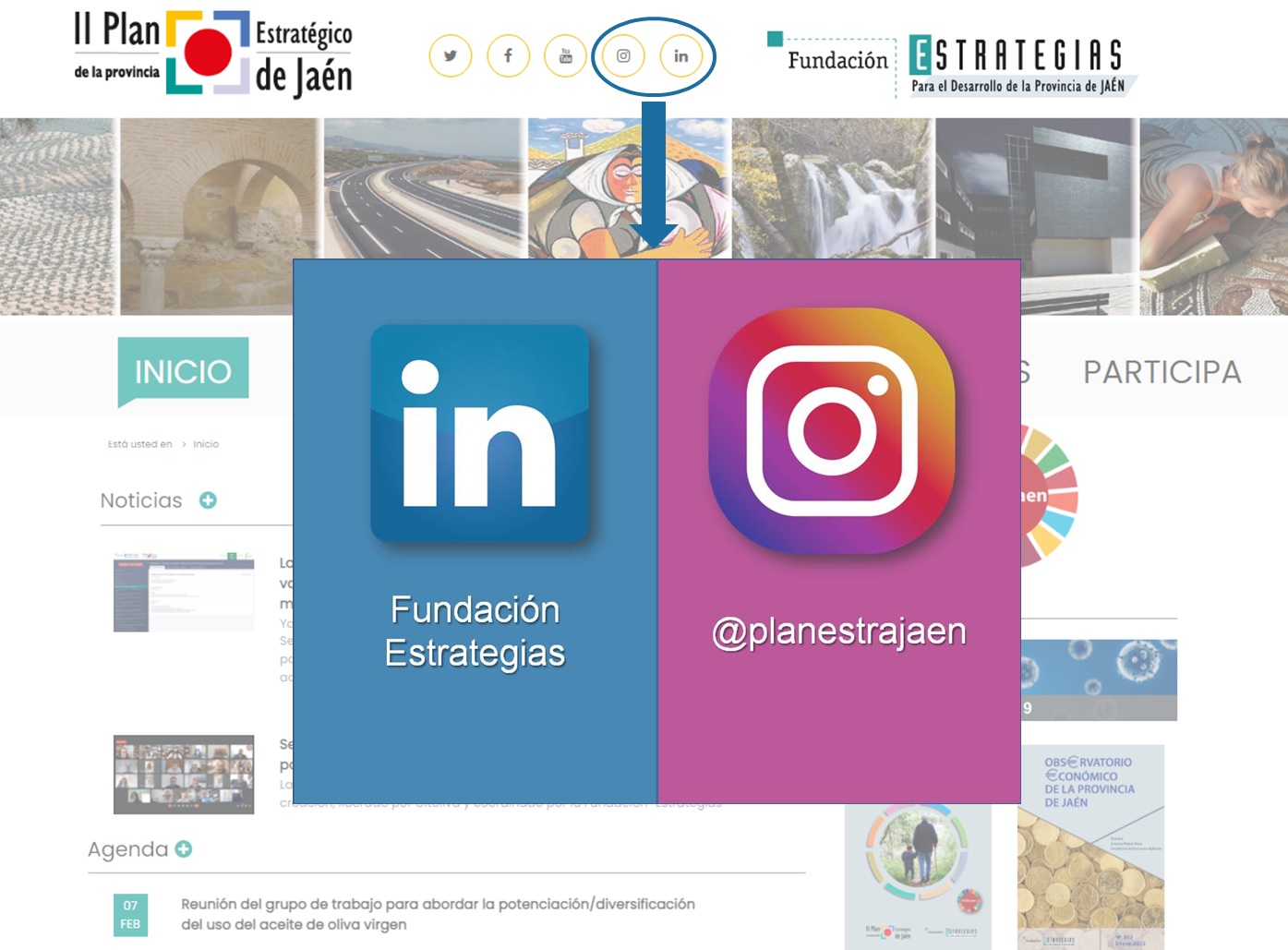 La Fundación “Estrategias” ya está en LinkedIn e Instagram